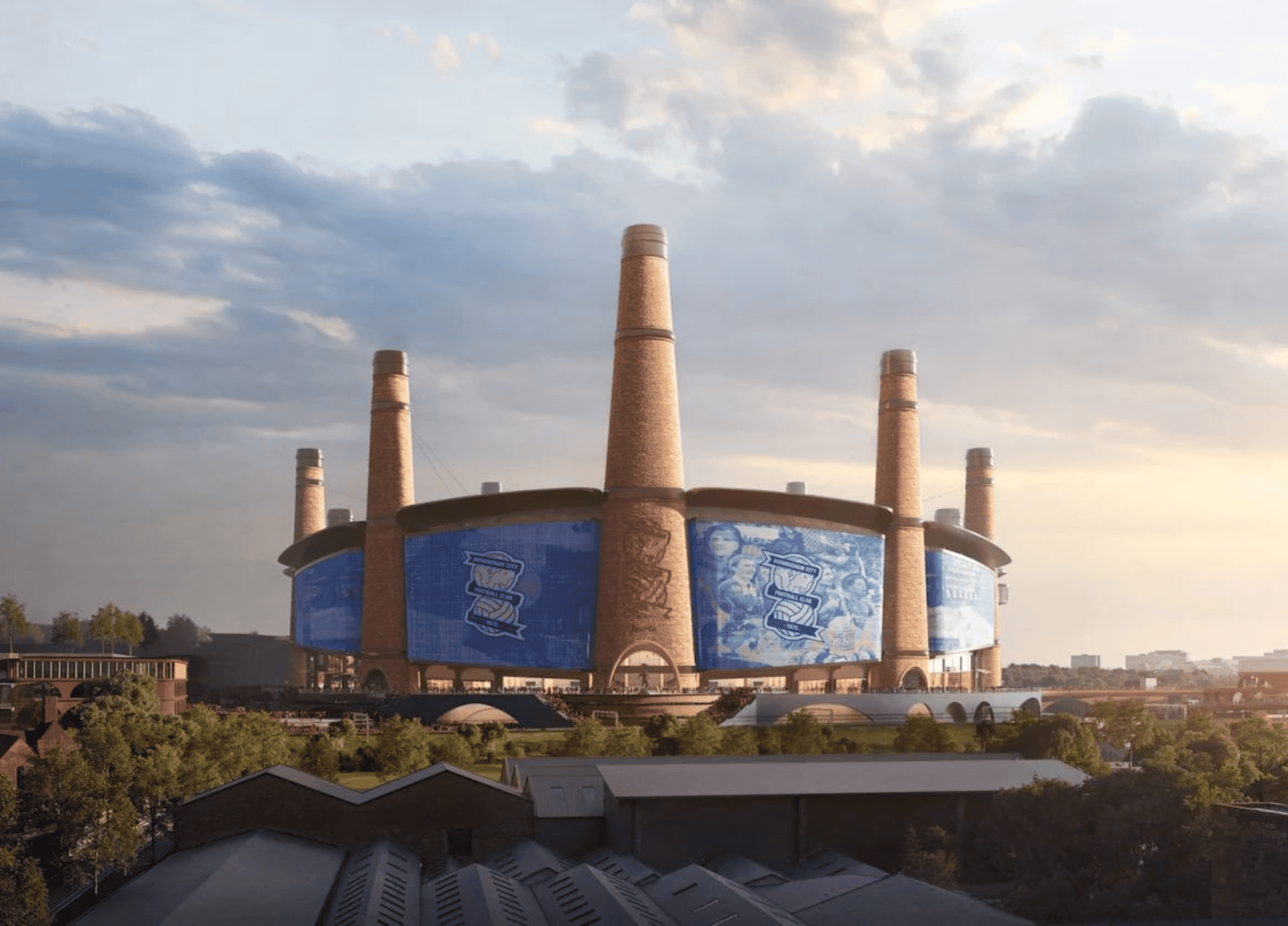 Birmingham City Football Club unveil ambitious new stadium